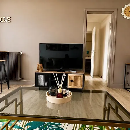 Apartman Le Cocon Tropical Proche Paris Avec Balcon Et Parking