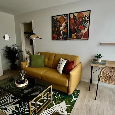 Apartman Le Cocon Tropical Proche Paris Avec Balcon Et Parking